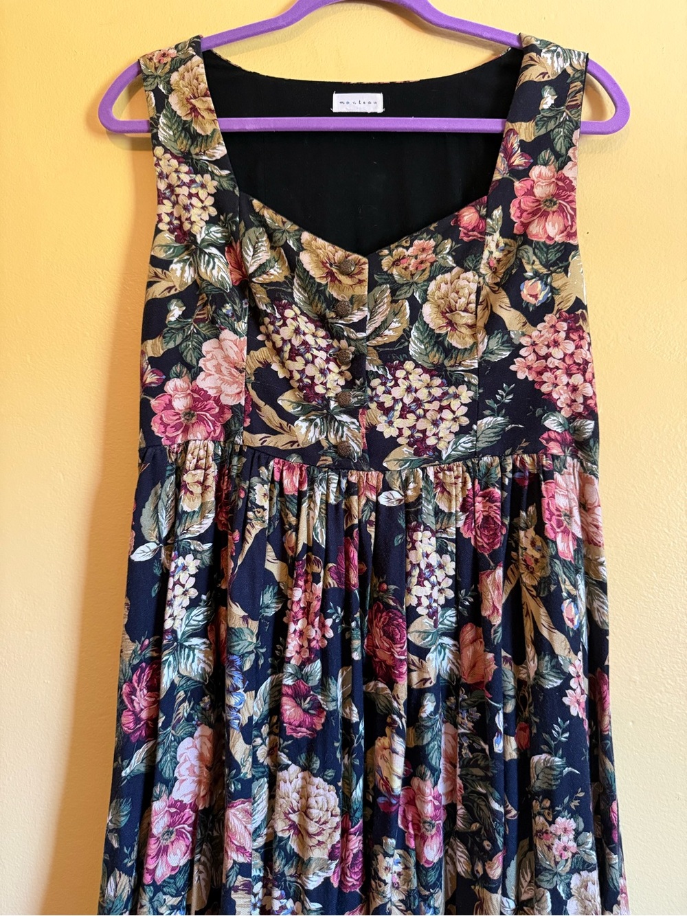 Monteau Vintage Floral Dress